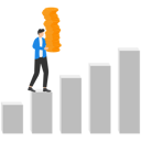 پیش‌نمایش فایل businessman-carry-money-coin-stack-walk-up-growth-graph-9041271 از پک کسب و کار