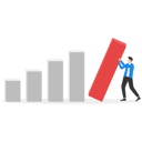 پیش‌نمایش فایل businessman-holding-up-bar-chart-9041245 از پک کسب و کار