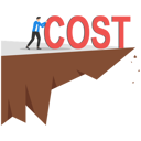 پیش‌نمایش فایل businessman-push-word-cost-from-top-of-hill-9041241 از پک کسب و کار