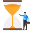 پیش‌نمایش فایل businessman-standing-next-to-hourglass-9041233 از پک کسب و کار