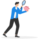 پیش‌نمایش فایل man-analysze-piggy-savings-9041259 از پک کسب و کار