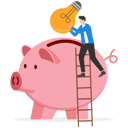 پیش‌نمایش فایل man-put-idea-in-piggy-bank-9041267 از پک کسب و کار