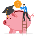 پیش‌نمایش فایل man-savings-money-in-piggy-bank-for-education-9041263 از پک کسب و کار