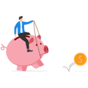 پیش‌نمایش فایل man-walking-savings-piggy-bank-hunting-for-dollar-money-return-9041225 از پک کسب و کار