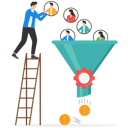 پیش‌نمایش فایل marketing-funnel-to-pull-potential-customers-and-convert-to-sales-9041264 از پک کسب و کار