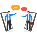 پیش‌نمایش فایل two-businessmen-communicating-via-phone-9041255 از پک کسب و کار