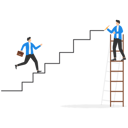پیش‌نمایش فایل businessman-climbing-on-ladder-for-his-partner-to-achieve-goal-9041209 از پک کسب و کار