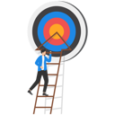 پیش‌نمایش فایل businessman-climbing-stairs-to-target-9041204 از پک کسب و کار