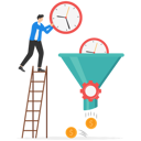 پیش‌نمایش فایل businessmen-funnel-time-and-get-money-9041201 از پک کسب و کار