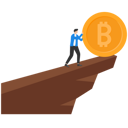 پیش‌نمایش فایل businessman-rolls-giant-bitcoin-on-the-edge-of-cliff-9176616 از پک کسب و کار