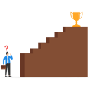 پیش‌نمایش فایل discouraged-businessman-looking-at-high-steep-first-step-of-success-stairway-9176656 از پک کسب و کار