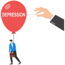 پیش‌نمایش فایل hand-pushing-the-needle-to-pop-depression-balloon-9176611 از پک کسب و کار