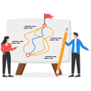پیش‌نمایش فایل business-teammates-considering-best-path-for-success-on-chart-paper-9184813 از پک کسب و کار