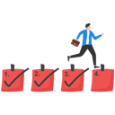 پیش‌نمایش فایل businessman-celebrating-after-prioritizing-sticky-notes-being-ticked-9184951 از پک کسب و کار