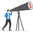 پیش‌نمایش فایل businessman-look-on-telescope-falling-down-graph-in-the-future-9184828 از پک کسب و کار