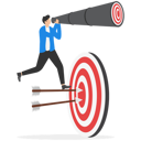 پیش‌نمایش فایل businessman-standing-on-archery-target-that-was-hitted-at-bullseye-looking-for-new-target-9184817 از پک کسب و کار