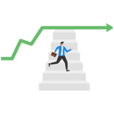 پیش‌نمایش فایل businessman-stepping-down-stair-from-job-that-stop-growing-9184935 از پک کسب و کار