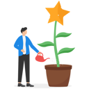 پیش‌نمایش فایل businessman-watering-bright-star-tree-to-grow-9184840 از پک کسب و کار