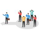 پیش‌نمایش فایل business-leading-team-of-workers-go-forward-9296010 از پک مفهوم کسب و کار