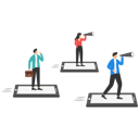 پیش‌نمایش فایل business-people-flying-on-smartphones-9296065 از پک مفهوم کسب و کار