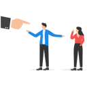پیش‌نمایش فایل business-people-lay-the-blame-at-someone-9295973 از پک مفهوم کسب و کار