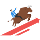 پیش‌نمایش فایل businessmen-ride-a-bull-9295975 از پک مفهوم کسب و کار