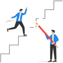 پیش‌نمایش فایل boss-erasing-career-ladder-9295458 از پک مفهوم کسب و کار
