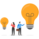 پیش‌نمایش فایل businessmen-comparing-different-ideas-9295469 از پک مفهوم کسب و کار