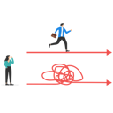 پیش‌نمایش فایل female-manager-and-tangled-career-path-9295473 از پک مفهوم کسب و کار