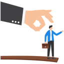 پیش‌نمایش فایل giant-hand-flicking-employee-9294889 از پک مفهوم کسب و کار