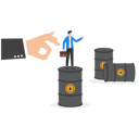 پیش‌نمایش فایل giant-hand-flicking-manager-standing-on-oil-barrel-9295460 از پک مفهوم کسب و کار