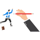 پیش‌نمایش فایل hand-holding-pencil-erasing-an-employee-9295471 از پک مفهوم کسب و کار
