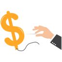 پیش‌نمایش فایل hand-holding-pin-piercing-a-balloon-in-the-shape-of-a-dollar-9295474 از پک مفهوم کسب و کار