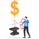 پیش‌نمایش فایل hand-holding-scissors-cutting-a-rope-9295475 از پک مفهوم کسب و کار