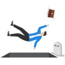پیش‌نمایش فایل man-falling-into-the-tomb-9294892 از پک مفهوم کسب و کار