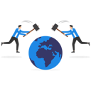 پیش‌نمایش فایل men-with-hammers-breaking-earth-9295025 از پک مفهوم کسب و کار