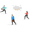 پیش‌نمایش فایل rain-cloud-over-manager-9295461 از پک مفهوم کسب و کار
