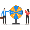 پیش‌نمایش فایل business-team-and-result-of-wheel-of-fortune-9364998 از پک کسب و کار