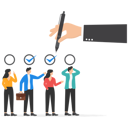 پیش‌نمایش فایل selecting-business-team-9365181 از پک کسب و کار