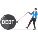 پیش‌نمایش فایل businessman-attached-with-huge-debt-9527943 از پک کسب و کار