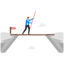 پیش‌نمایش فایل businessman-balancing-on-tightrope-9527941 از پک کسب و کار