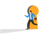 پیش‌نمایش فایل businessman-entering-room-through-keyhole-9528013 از پک کسب و کار