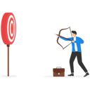 پیش‌نمایش فایل businessman-hitting-center-bulls-eye-9527953 از پک کسب و کار