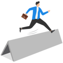 پیش‌نمایش فایل businessman-jumps-over-hurdle-9528009 از پک کسب و کار
