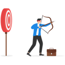 پیش‌نمایش فایل businessman-trying-to-shoot-9528020 از پک کسب و کار