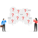 پیش‌نمایش فایل business-and-question-mark-speech-bubble-9522333 از پک کسب و کار