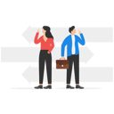 پیش‌نمایش فایل business-person-standing-between-arrows-9522336 از پک کسب و کار