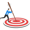 پیش‌نمایش فایل passionate-businessman-using-arrows-to-achieve-goal-9600516 از پک کسب و کار