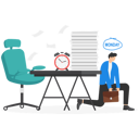 پیش‌نمایش فایل stressed-man-with-piles-of-work-to-be-done-9600512 از پک کسب و کار