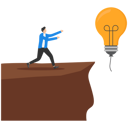 پیش‌نمایش فایل businessman-runs-down-the-mountain-9713539 از پک مفهوم کسب و کار
